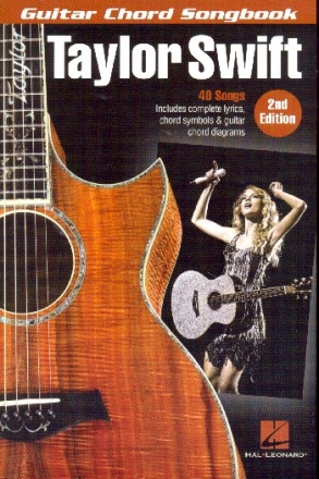 Taylor Swift: Guitar Chord Songbook songbook lyrics/chord symbols/guitar boxes second edition