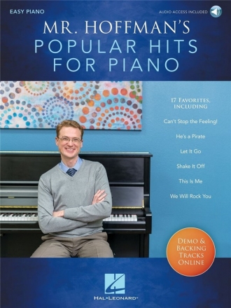Mr. Hoffman's Popular Hits for Piano Easy Piano Buch + Online-Audio