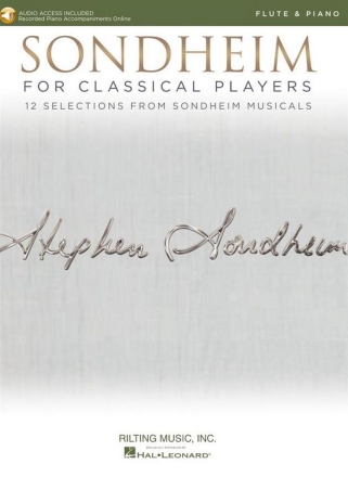 Stephen Sondheim, Sondheim For Classical Players - Flute Flte und Klavier Buch + Einzelstimme + Online-Audio