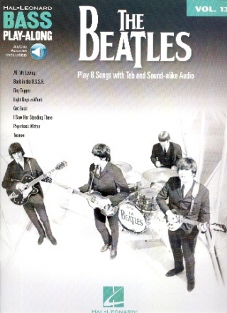 The Beatles (+Online Audio Access): bass playalong vol.13 for vocal/bass/tab