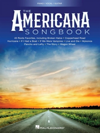 The Americana Songbook for piano, vocal and guitar Songbook