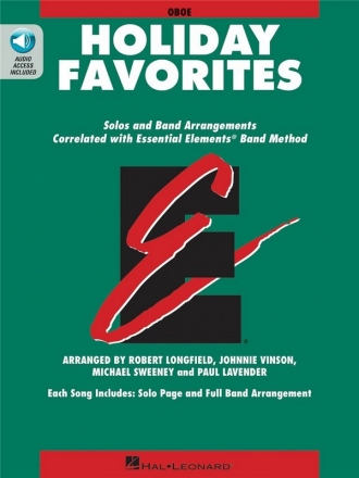 Essential Elements Holiday Favorites Oboe Buch + Online-Audio