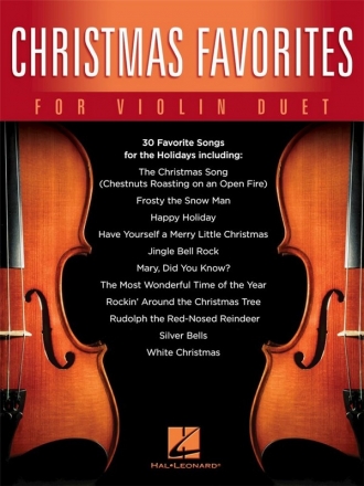 Christmas Favorites for Violin Duet Violin Duet