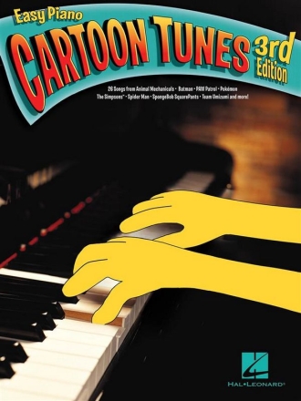 Cartoon Tunes - 3rd Edition for piano (+lyrics and chords)