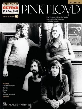 Pink Floyd (+Online Audio) for guitar/tab (+lyrics) Deluxe Guitar Play-Along vol.11