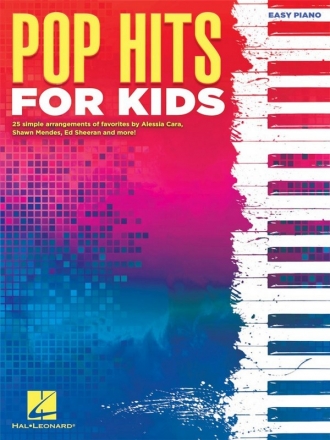 Pop Hits for Kids for piano (easy) with text Songbook