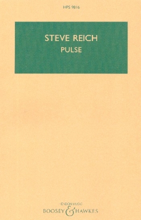 Pulse fr Blser, Streicher, Klavier und E-Bass Studienpartitur