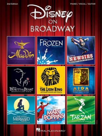Disney on Broadway - 2nd Edition songbook piano/vocal/guitar