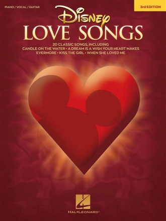 Disney Love songs songbook piano/vocal/guitar 3rd edition