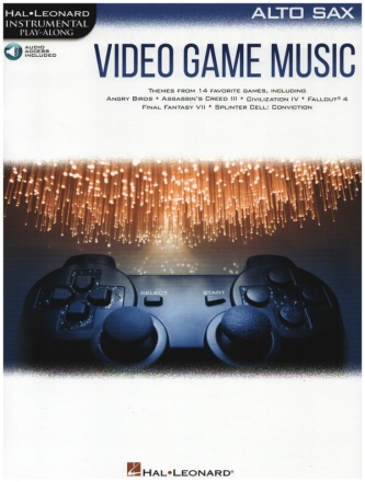 Video Game Music (+Online Audio) for alto saxophone
