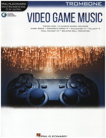 Video Game Music (+Online Audio) for trombone