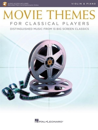 Movie Themes for Classical Players (+Online Audio) for violin and piano