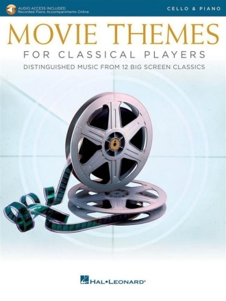 Movie Themes for Classical Players (+Online Audio) for violoncello and piano