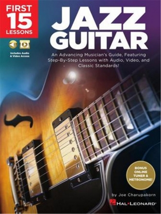 First 15 Lessons - Jazz Guitar Guitar Book & Media-Online