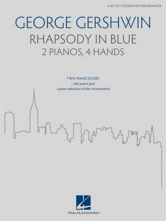 Rhapsody in Blue for 2 pianos for 4 hands 2 scores