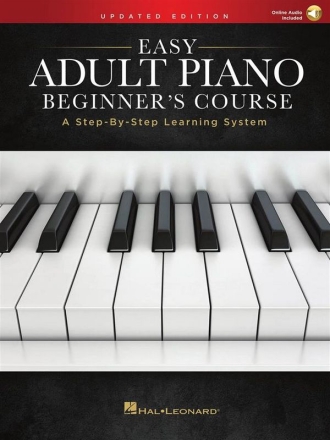 Easy Adult Piano Beginner's Course (+Online-Audio) for piano Updated Edition