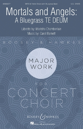 Mortals and Angels for mixed chorus, children's chorus and bluegrass band vocal score