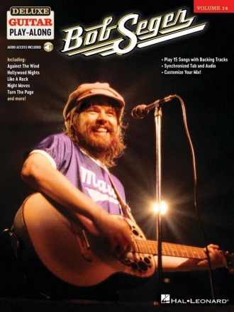 Bob Seger Deluxe Guitar Play-Along (+Online-Audio) for guitar Songbok