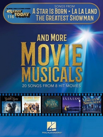 Movie Musicals for easy piano