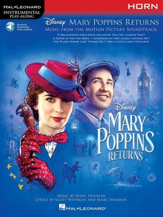 Marc Shaiman_Scott Wittman, Mary Poppins Returns for Horn Horn Buch + Online-Audio