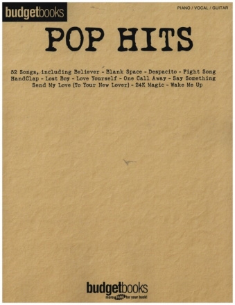 Pop Hits songbook piano/vocal/guitar