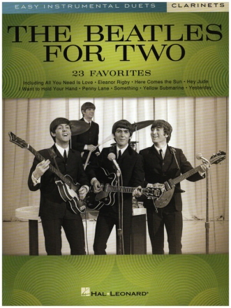 The Beatles for 2 clarinets score