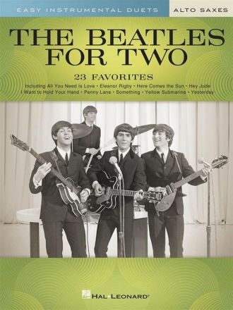 The Beatles for 2 alto saxes score