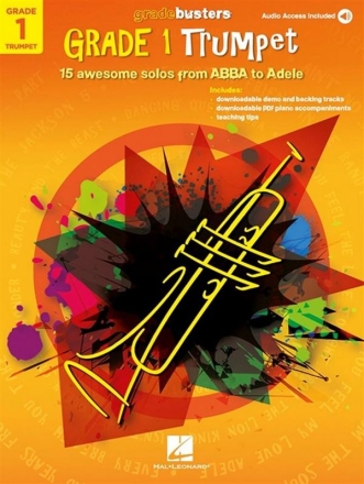 Gradebusters Grade 1 (+Online Audio) for trumpet and piano ad lib