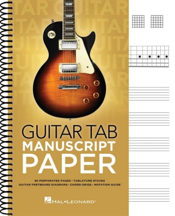 Guitar Tab Manuscript Paper Notenpapier