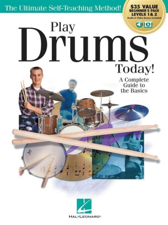 Play Drums Today! All-in-One Beginner's Pack Schlagzeug Buch + Online-Audio