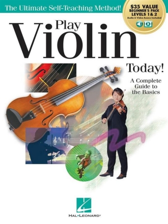 Play Violin Today! Beginner's Pack Violin Buch + Online-Audio
