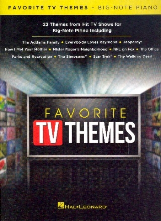 Favourite TV Themes: for piano