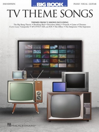 Big Book of TV Theme Songs - 2nd Edition Piano, Vocal and Guitar Book