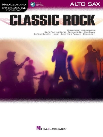 Classic Rock (+Online Audio) for alto saxophone