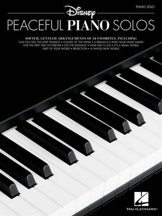 Disney peaceful Piano Solos: for piano solo