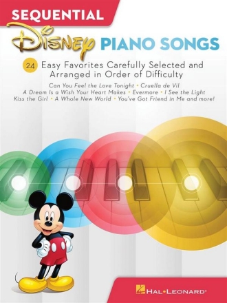 Sequential Disney Piano Songs Klavier Buch