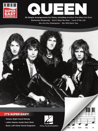 Queen - Super Easy Songbook for easy piano