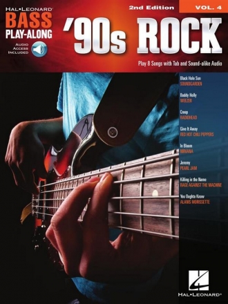 90s Rock (+Online-Audio) for bass guitar