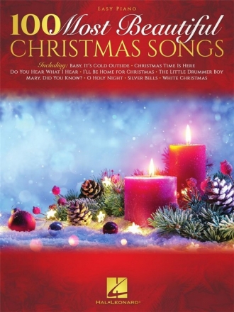 100 Most Beautiful Christmas Songs for easy piano