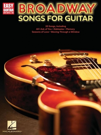 Broadway Songs for Guitar Easy Guitar Book