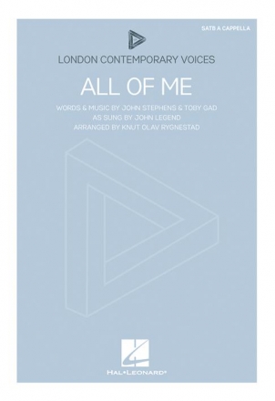 John Stephens, All of Me Choral Score SATB