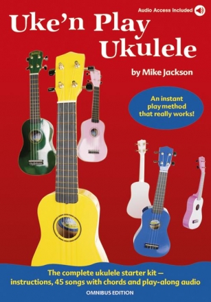 Mike Jackson, Uke'n Play Ukulele Omnibus Edition Ukulele Book & Audio-Online