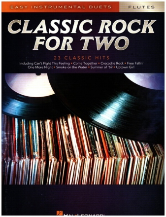 Classic Rock for Two for 2 flutes score