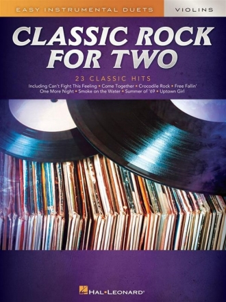 Classic Rock for Two Violins 2 Violins Book