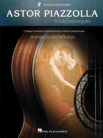Astor Piazzolla (+Online-Audio) for Solo Classical Guitar/tab