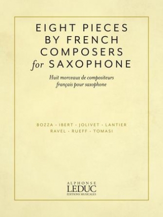 Eight Pieces by French Composers pour alto saxophone