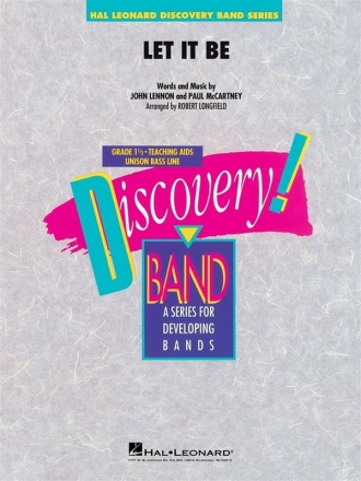 Let It Be for concert band/harmony score and parts