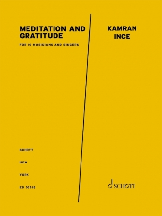 Meditation and Gratitude for 10 musicians and singers score