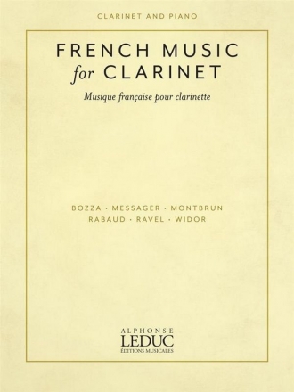 French Music for Clarinet and Piano for clarinet and piano