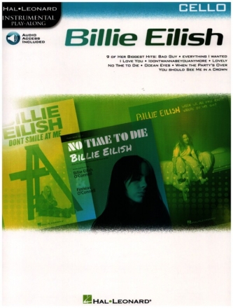 Billie Eilish (+Online Audio) for violoncello